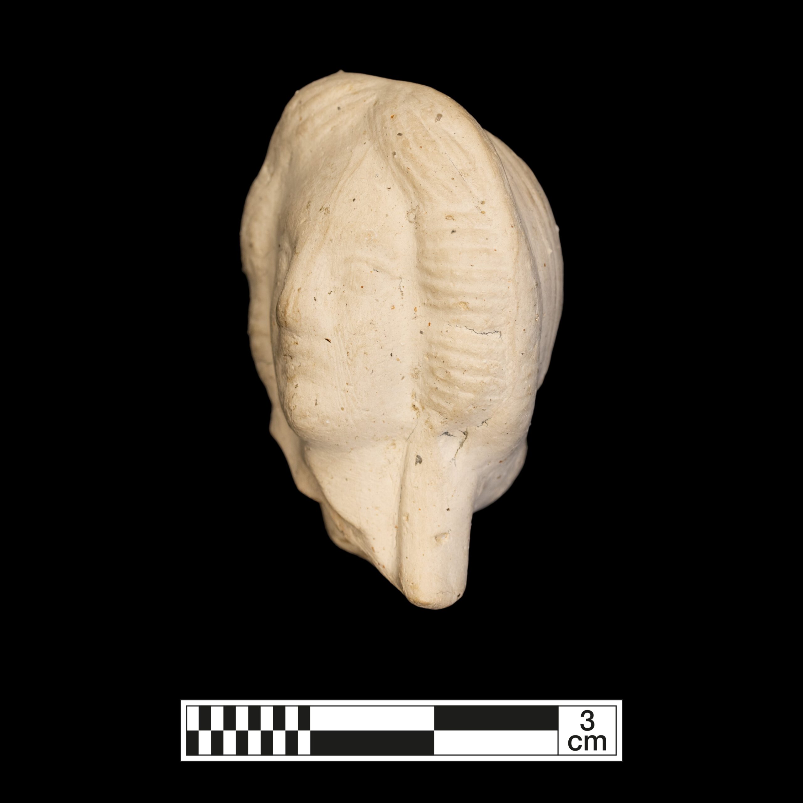 Detail of head of Venus figurine, SDT EX 01